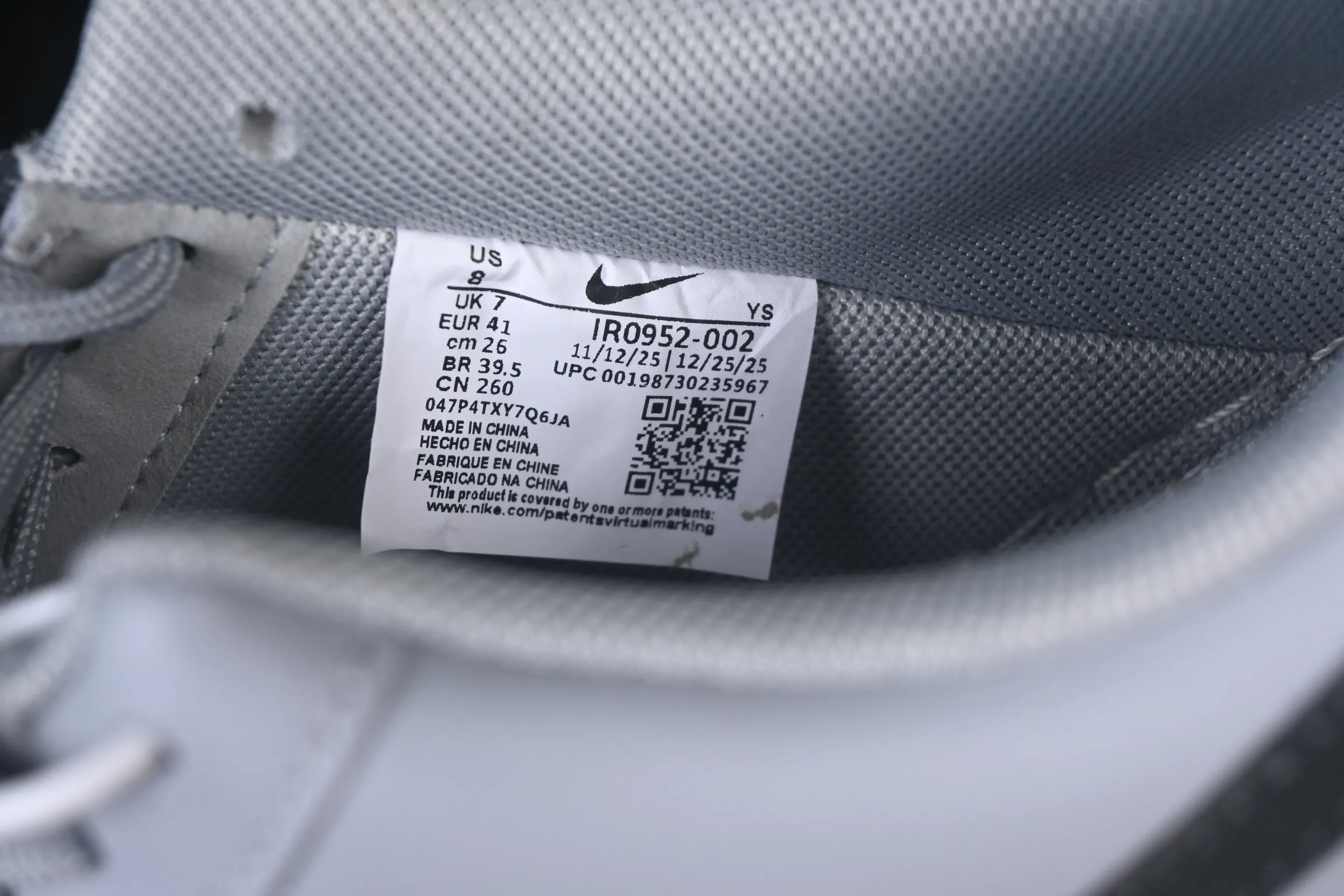 All categories Nk Air Force 1 Air Force series Nk Air Force 1 Low Air Force low-top Nike Air Force 1'07 Low Air Force 1 low-top casual sneakers IR0952-002